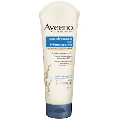 Aveeno Lotion hydratante apaisante non parfumée 222 ml, 4,36 $/100ml