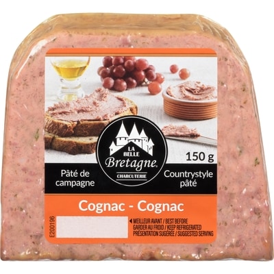 La Belle Bretagne Pâté de campagne glacé, cognac 150 g, 3,33 $/100g