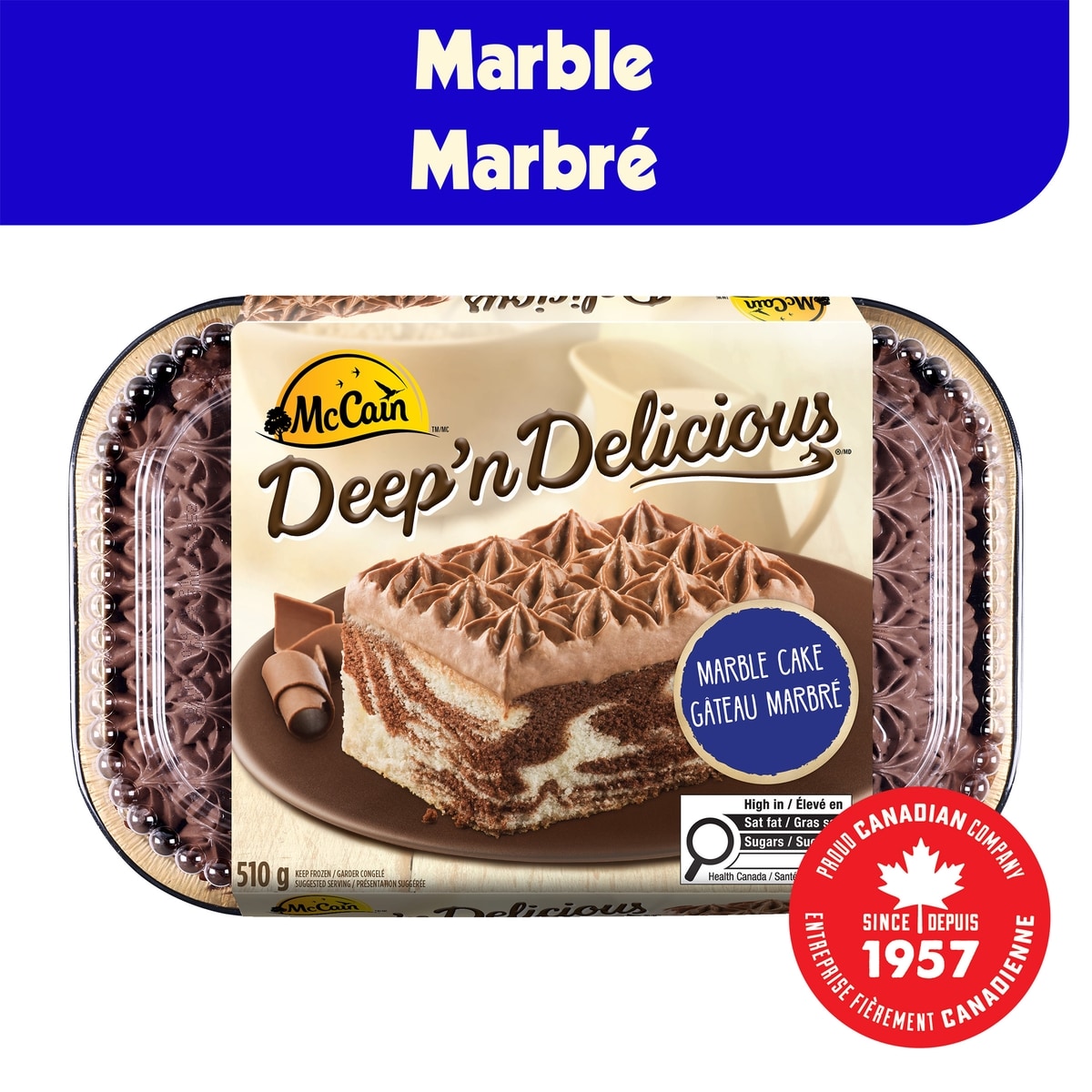 McCain Deep'n Delicious Frozen Cake Salted Caramel