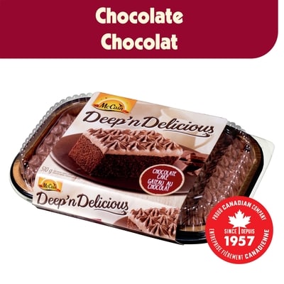 McCain Deep'n Delicious Chocolate Cake 510 g, $1.18/100g