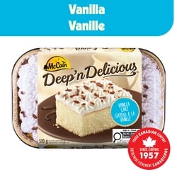McCain Deep'n Delicious Vanilla Cake 510 g, $1.08/100g