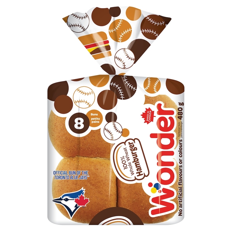 100% Whole Wheat Hamburger Buns 8pk