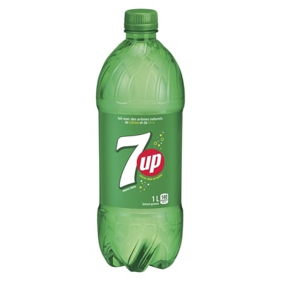 7 UP Boisson gazeuse citron-citron vert 1 l, 0,20 $/100ml