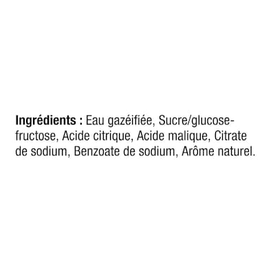 Boisson gazeuse citron-lime