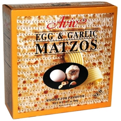 Aviv Matzos, Egg and Garlic 300 g, $3.00/100g