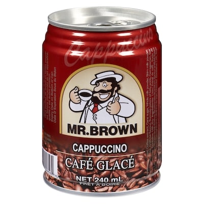 Mr Brown Café glacé cappuccino 240 ml, 0,42 $/100ml