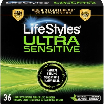 Lifestyles Ultra Sensitive Condoms 36 ea, $0.31/1ea