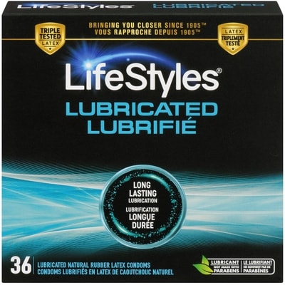 Lifestyles Lubricated Condoms 36 ea, $0.54/1ea