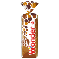 Wonder Whole Wheat Bread 570 g, $0.70/100g