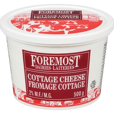 Foremost 2% M.F. Cottage Cheese  500 g, $0.96/100g