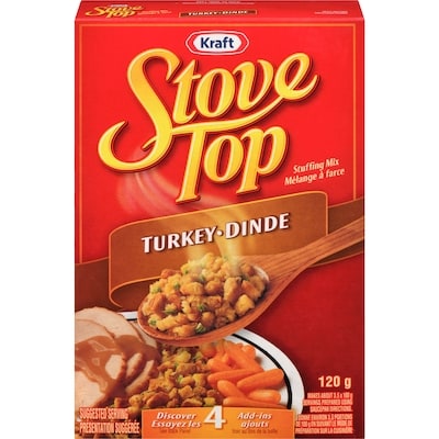 Stove Top Turkey Stuffing Mix 120 g, $2.08/100g