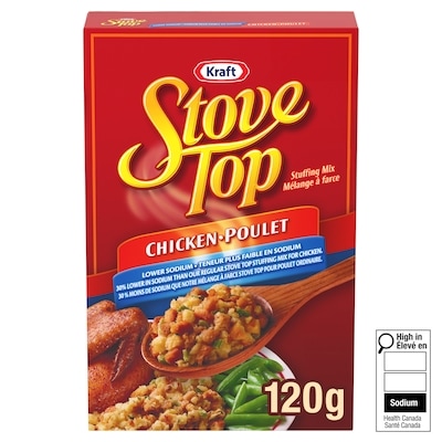 Stove Top Chicken Stuffing Mix, Low Sodium 120 g, $3.33/100g