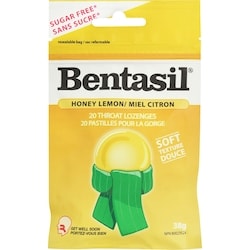 Throat Lozenges, Honey Lemon