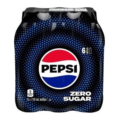 Pepsi Max Zero Sugar Soda     6x710.0 ml, $0.10/100ml