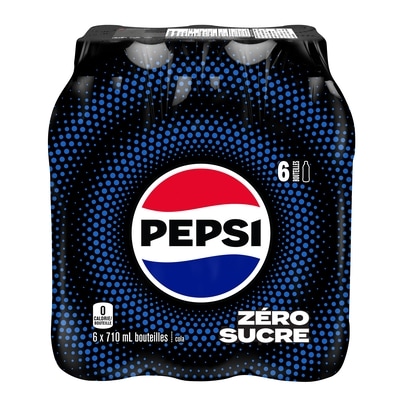 Pepsi Pepsi Zéro Sucre Boissons gazeuses 6x710.0 ml, 0,19 $/100ml