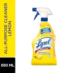 Lysol Nettoyant tout usage, Vaporisateur, citron, nettoyage et rafraîchissement puissants 650 ml, 0,92 $/100ml