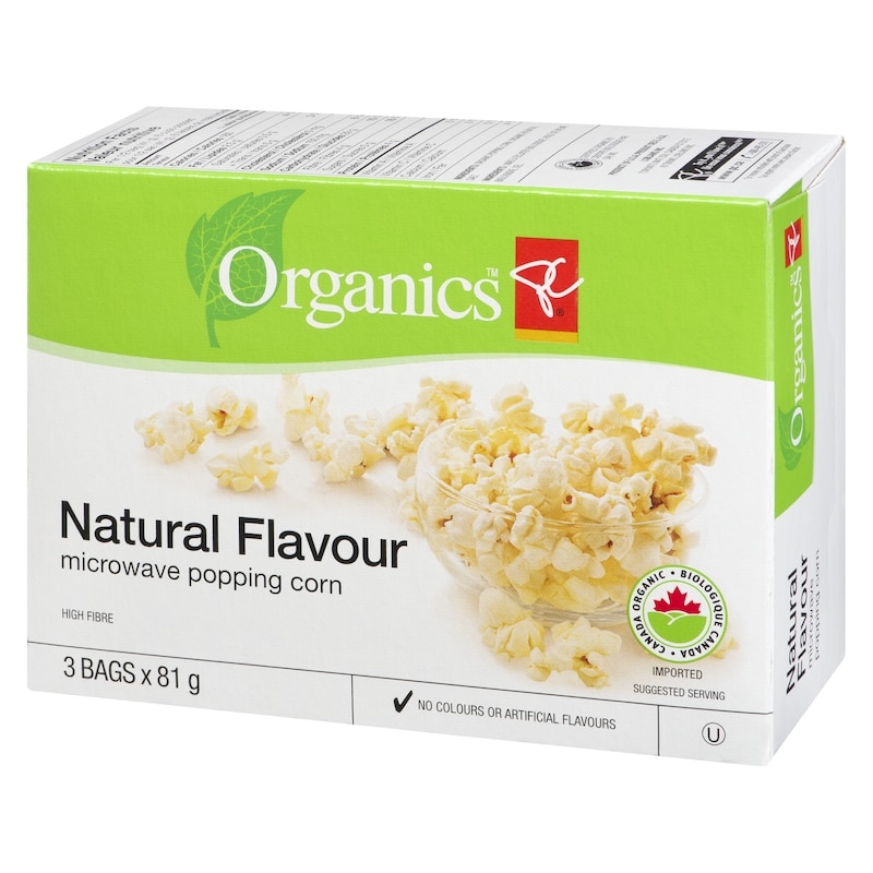 Organic Microwave Popcorn, Natural