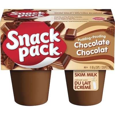 Snackpack Snack Pack, Pudding, Chocolate 4x99.0 g, $0.83/100g