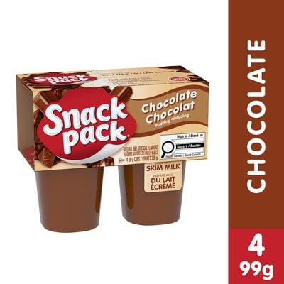 Snackpack Pouding au chocolat Snack Pack 4x99.0 g, 0,63 $/100g