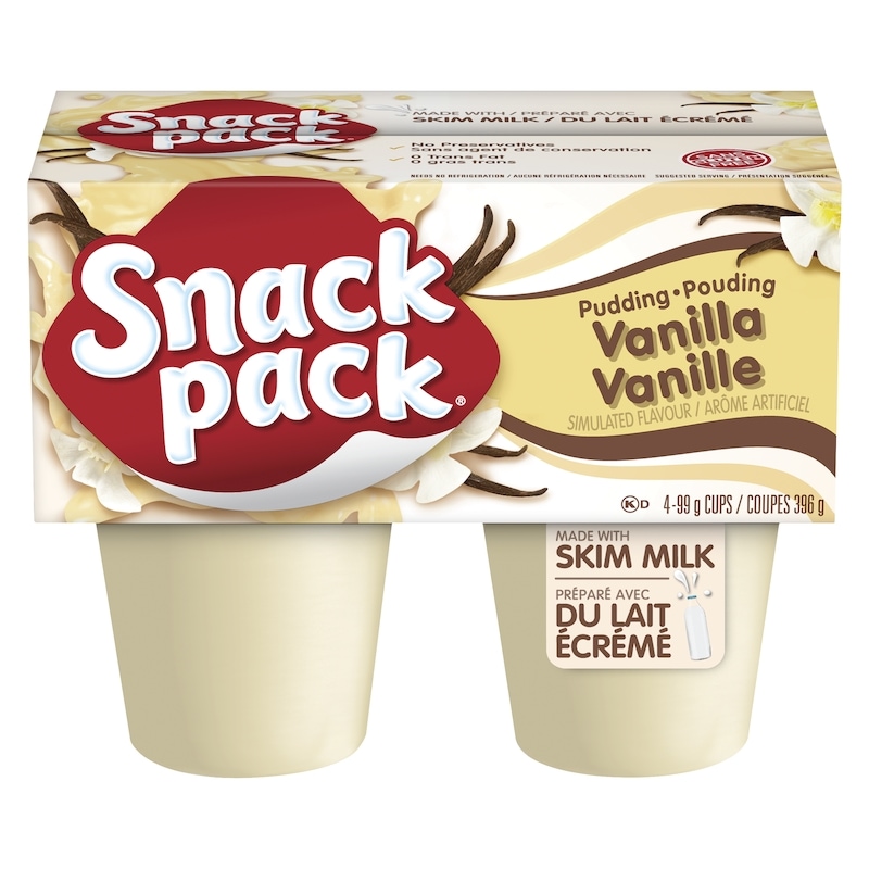 Snack Pack, Pudding, Vanilla