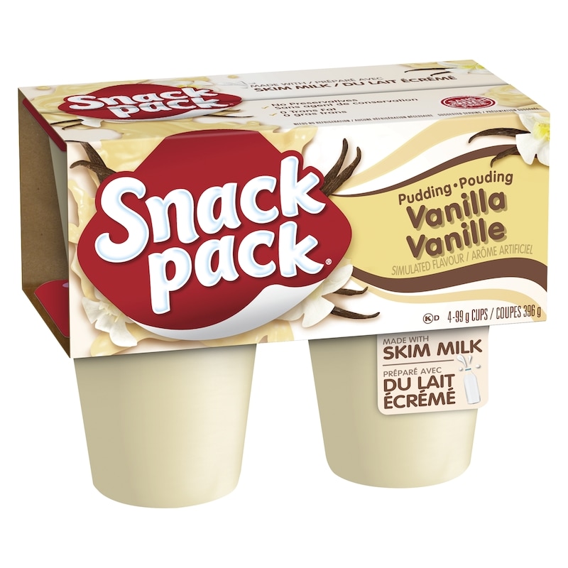 Snack Pack, Pudding, Vanilla