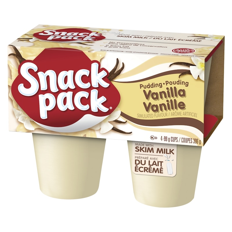 Snack Pack, Pudding, Vanilla