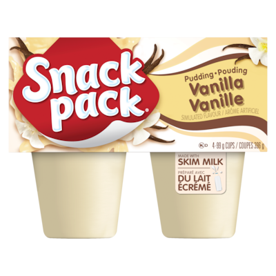 Pouding à la vanille Snack Pack