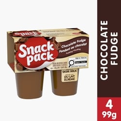 Snackpack Chocolate Fudge Pudding 4x99.0 g, $0.88/100g