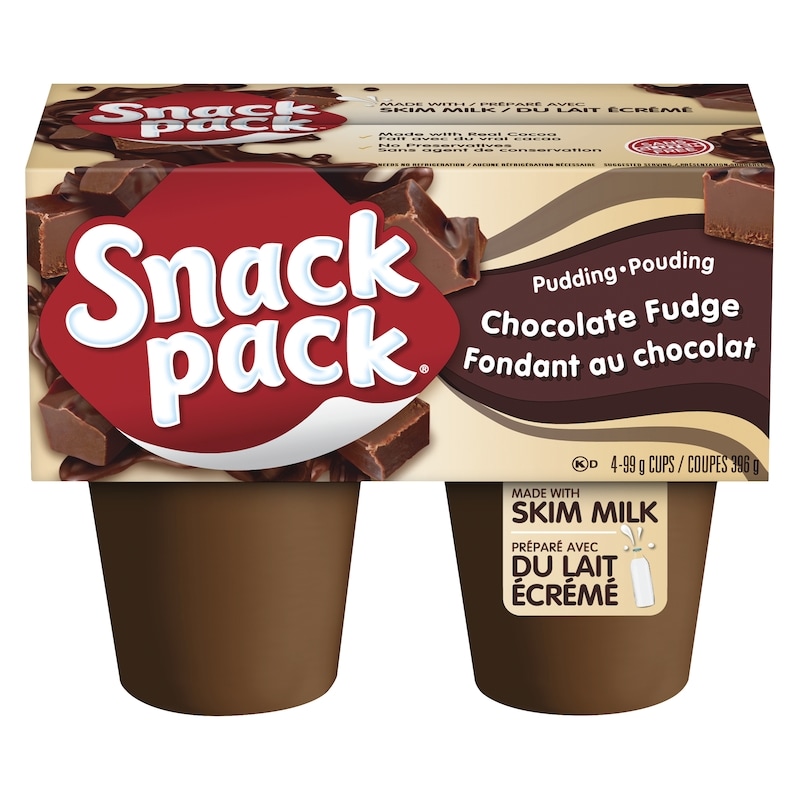 Snack Pack, Pudding, Chocolate Fudge