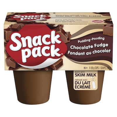 Snackpack Pouding au fudge au chocolat 4x99.0 g, 0,83 $/100g