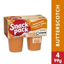 Snackpack Butterscotch Pudding 4x99.0 g, $0.88/100g
