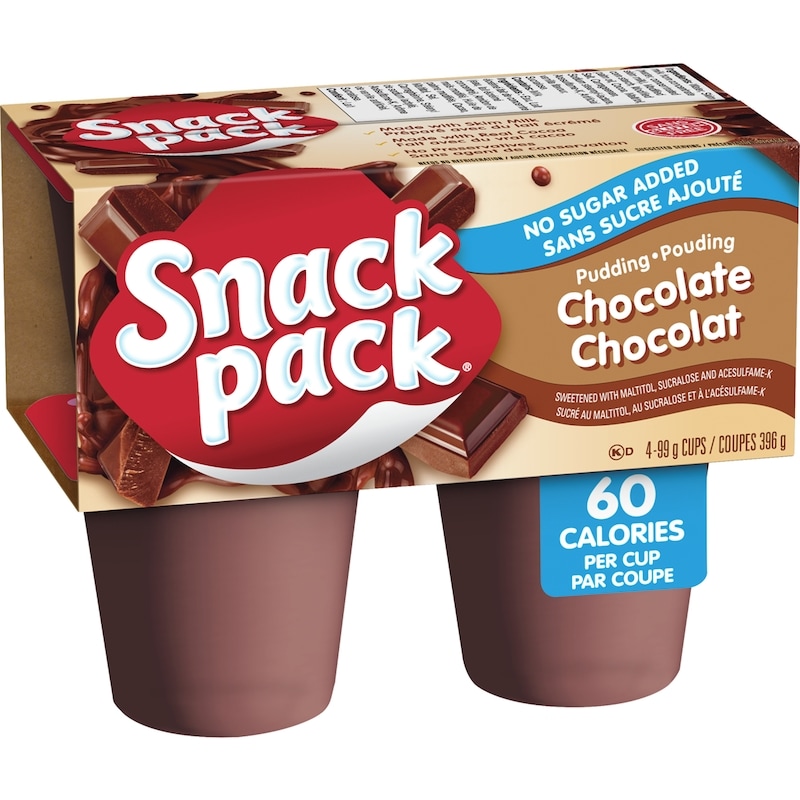Snack Pack, Pudding, No Sugar Added Chocolate