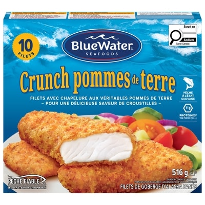 BlueWater Seafoods Crunch pommes de terre 516 g, 1,94 $/100g