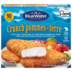 BlueWater Seafoods Crunch pommes de terre 516 g, 1,74 $/100g