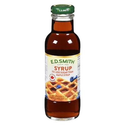 ED Smith Table Syrup 75% Less Sugar than Maple Syrup 375 ml, $1.46/100ml