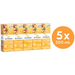 SunRype Apple Orange Peach Juice Boxes 5x200.0 ml, $0.28/100ml