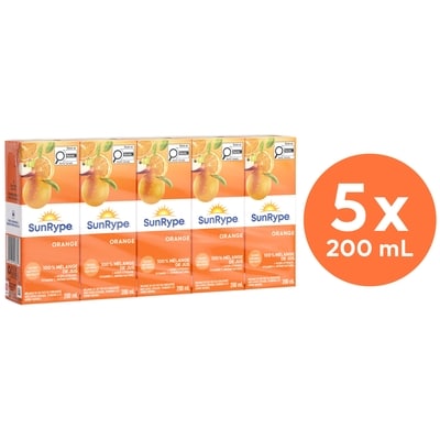 SunRype Boîtes de jus d’orange 5x200.0 ml, 0,28 $/100ml