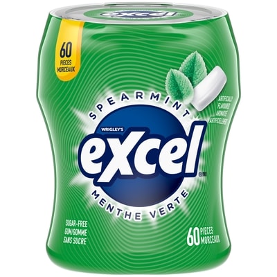 Wrigley’s Menthe verte, gomme à mâcher sans sucre 1 ea
