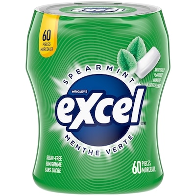 Wrigley’s Menthe verte, gomme à mâcher sans sucre 83 g