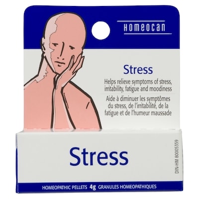 Homeocan Homeopathic Pellets Stress 4 g, $182.25/100g