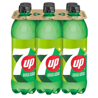 7Up Zero Sugar Lemon Lime Soft Drink 6x710.0 ml, $0.09/100ml