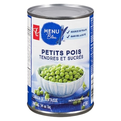 PC Menu Bleu Pois, Petits 398 ml, 0,50 $/100ml