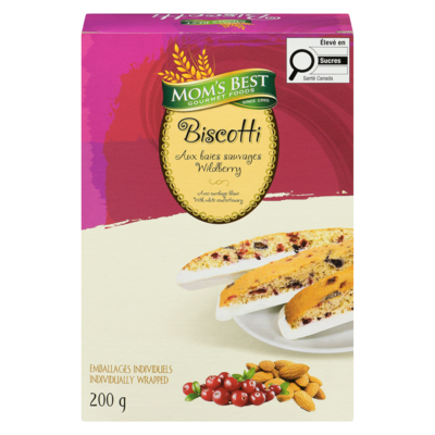 Mom's Best Mini Biscotti, Lemon Wildberry 200 g, $2.50/100g