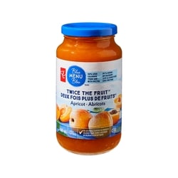 PC Blue Menu Twice the Fruit™ Apricot Spread 500 ml, $1.50/100ml