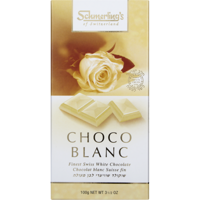 Schmerlings Choco Blanc 100 g, $7.00/100g