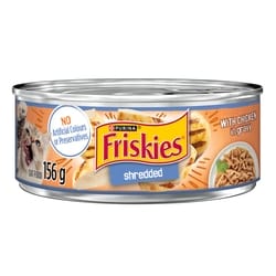 Purina Friskies Shredded Wet Cat Food Chicken in Gravy 156 g, $0.58/100g
