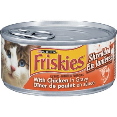 Purina (MD) Friskies(MD) en Lanières avec Poulet en Sauce Nourriture pour Chats Boite de 156 g 156 g, 0,76 $/100g