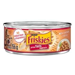 Purina Friskies Prime Filets Wet Cat Food Chicken in Gravy 156 g, $0.58/100g