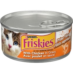 Purina (MD) Friskies(MD) Filets Supérieurs avec Poulet en Sauce Nourriture pour Chats Boite de 156 g 156 g, 0,76 $/100g