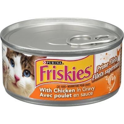 Purina (MD) Friskies(MD) Filets Supérieurs avec Poulet en Sauce Nourriture pour Chats Boite de 156 g 156 g, 0,76 $/100g
